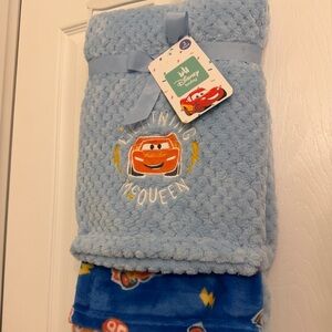 Disney Baby Cars Lightning McQueen 2 pack Blankets 30inx36in